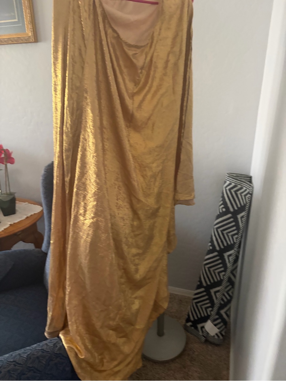 Gold Metallic skirt